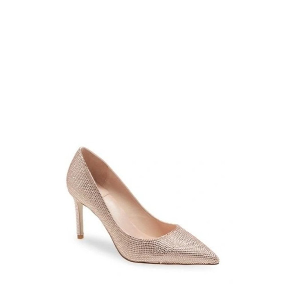 Jeffrey Campbell Nikia Pointed Toe Pumps in Blush